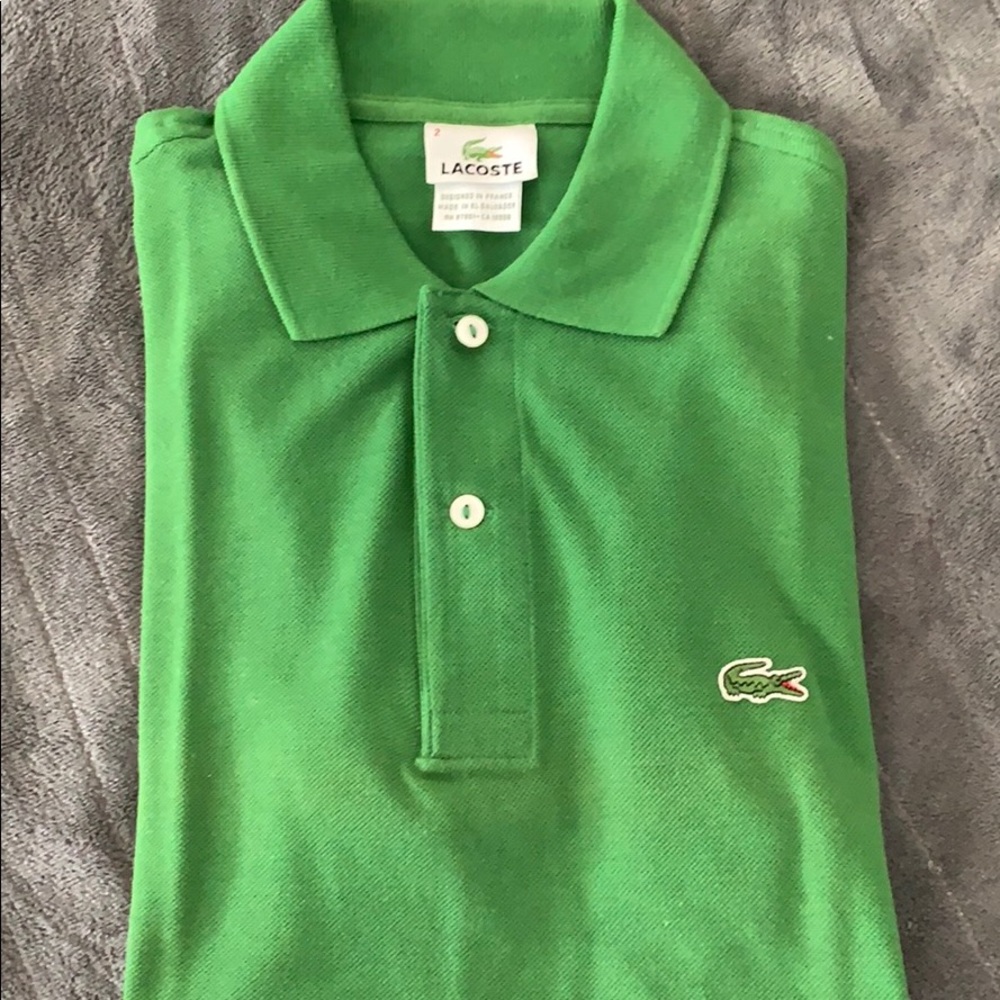 Lacoste polo shirt.